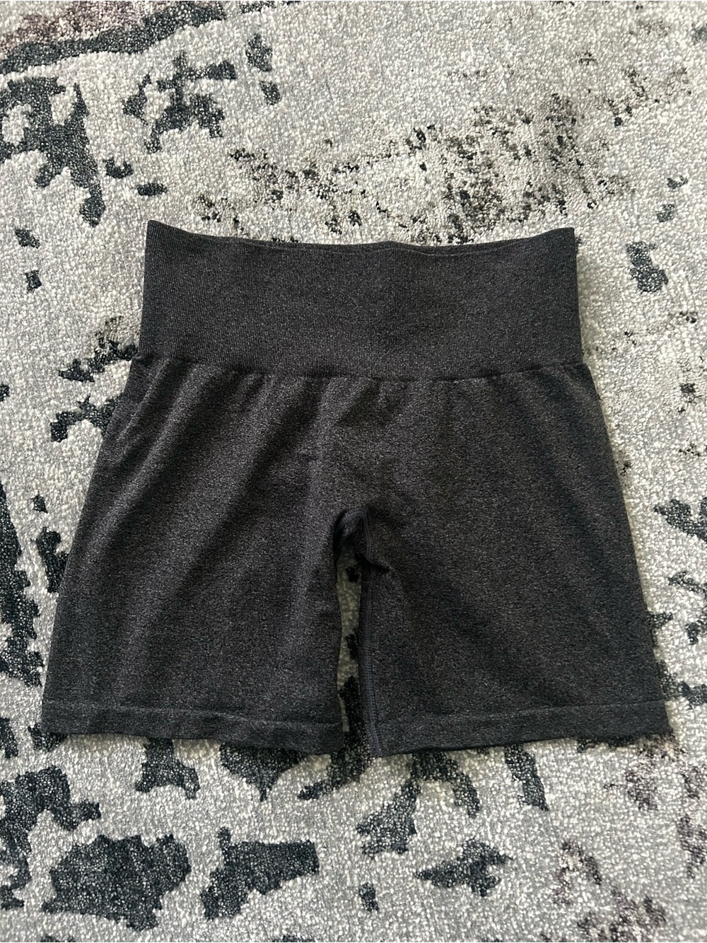 NVGTN High-Waist Black Compression Shorts